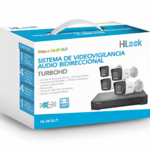 Kit Hilook 4 camaras TurboHD 3K (5 Megapixel Lite) [Dual Light]