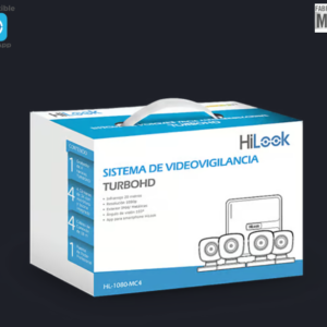 KIT Hilook 4 camaras TurboHD 1080p