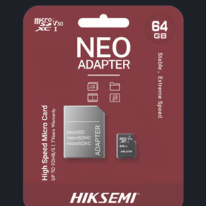 Memoria microSD con Adaptador Ideal para Celular o Tablet / 64 GB / Multipropósito